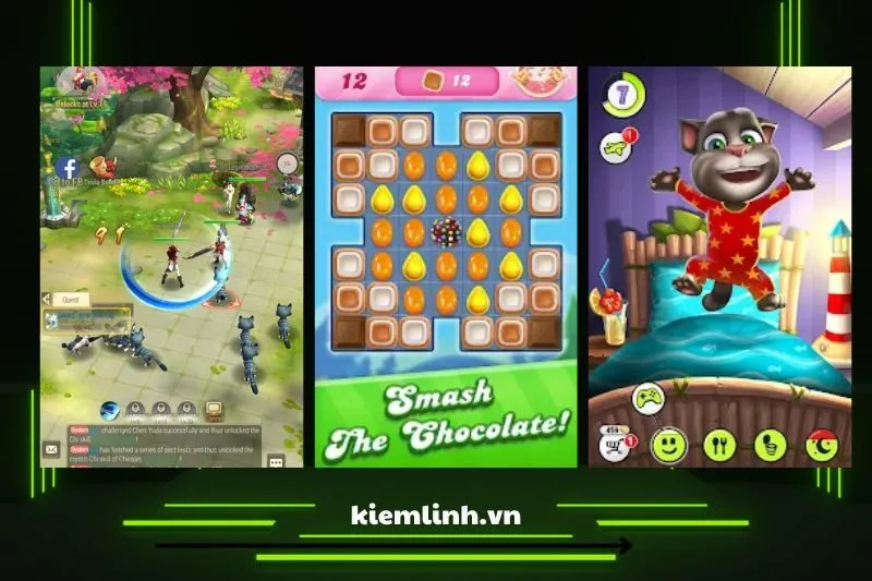 Danh sách game màn hình dọc