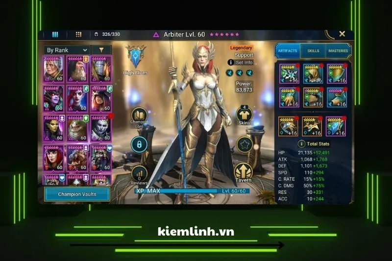 Đồ họa và âm thanh trong Raid: Shadow Legends