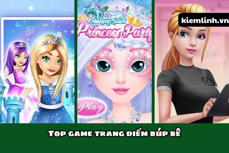 Top game trang điểm búp bê